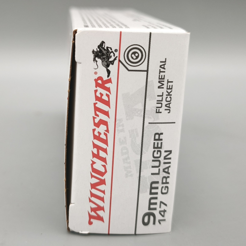 Winchester 9mm Luger 147gr. FMJ FP Subsonic 50 Stück Staffelpreise!!!