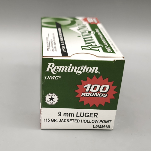 Remington 9mm Luger 115gr. JHP 100 Stück Staffelpreise!!!