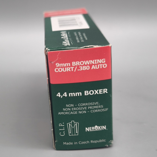 S&B 9mm Kurz / .380Auto  / 9mm Browning 92gr. FMJ 50 Stück