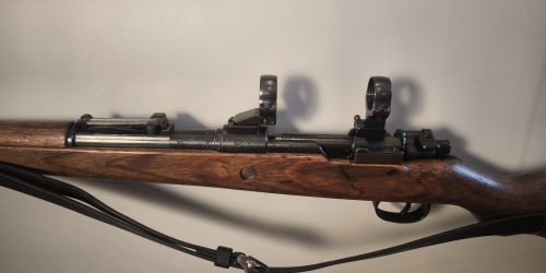 bcd 42 Gustloff | Mauser K98k mit Schichtholzschaft und EAW Schwenkmontage 8x57IS #553A