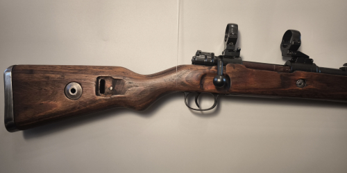 bcd 42 Gustloff | Mauser K98k mit Schichtholzschaft und EAW Schwenkmontage 8x57IS #553A