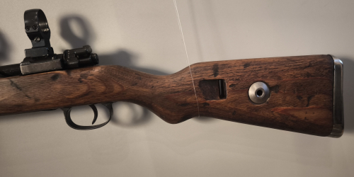 bcd 42 Gustloff | Mauser K98k mit Schichtholzschaft und EAW Schwenkmontage 8x57IS #553A