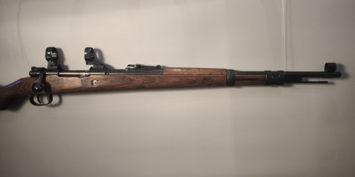 bcd 42 Gustloff | Mauser K98k mit Schichtholzschaft und EAW Schwenkmontage 8x57IS #553A