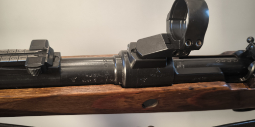 bcd 42 Gustloff | Mauser K98k mit Schichtholzschaft und EAW Schwenkmontage 8x57IS #553A