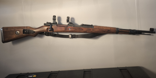 bcd 42 Gustloff | Mauser K98k mit Schichtholzschaft und EAW Schwenkmontage 8x57IS #553A