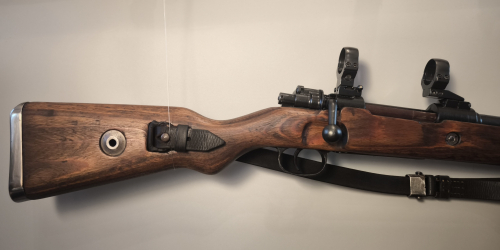 bcd 42 Gustloff | Mauser K98k mit Schichtholzschaft und EAW Schwenkmontage 8x57IS #553A