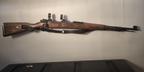 bcd 42 Gustloff | Mauser K98k mit Schichtholzschaft und EAW Schwenkmontage 8x57IS #553A