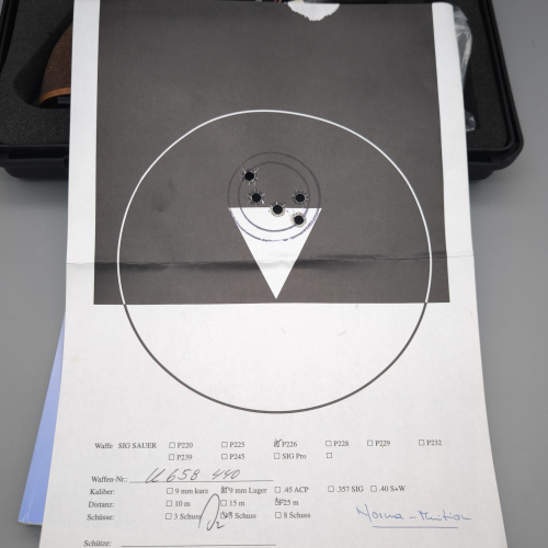 Sig Sauer P226s Sport II SA 9mm Luger mit Laufgewicht eckernförder Fertigung, TOP Zustand #440