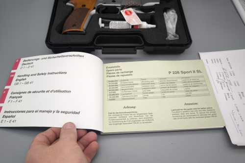 Sig Sauer P226s Sport II SA 9mm Luger mit Laufgewicht eckernförder Fertigung, TOP Zustand #440